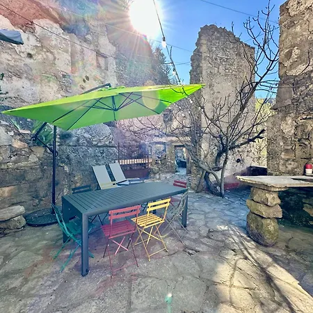 Maison Vue Panoramique Au Cirque De Navacelles *